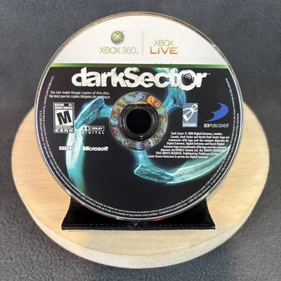 Xbox 360 — Dark Sector — ТОЛЬКО ДИСК — отремонтированная, в очень хорошем состоянии - Изображение 1 из 2