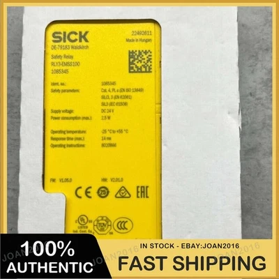 1pcs SICK   RLY3-EMSS100   New   1085345   safety relay - Image 1 of 2