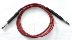 ADC 4ft Red Bantam TT Balanced 1/4” TRS Stereo Patch Cable - Picture 1 of 2