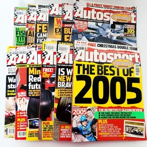 Autosport UK Magazine Bundle 2005 F1 Ferrari Jenson Alonso Motorsport Racing x12 - Picture 1 of 19