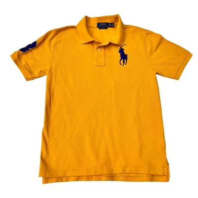 Polo Ralph Lauren Amarillo Niños Calce Clásico Big Pony Logo Número 3 Polo L/G Foto 1 de 4