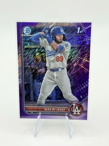 2022 Bowman Chrome #BCP-164 Alex De Jesus Purple Shimmer /250 Dodgers - Bild 1 von 3