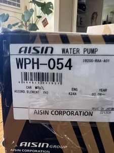 Aisin Water Pump WPH-054 New WPH054 03-06 2003 2004 2005 2006 Accord Element - Picture 1 of 4