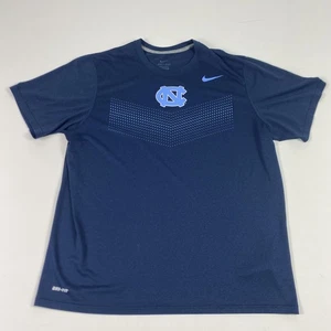 North Carolina Tar Heels Shirt Herren XL Navy Blau NCAA Basketball Nike Dri Fit - Bild 1 von 13
