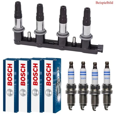 Delphi Bobina Encendido + 4x Bosch Bujía para Fiat Stilo 192 1.6 16V Multi Wagon - Imagen 1 de 4