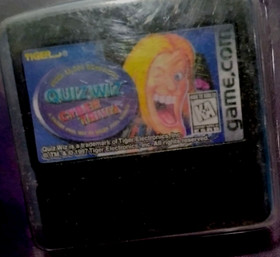 Game.com Quiz Wiz Cyber Trivia w/Portable Gaming System; Complete in Damaged box