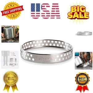 Soporte para Hoguera - Duradero Acero Inoxidable 304, Resistente al Calor, Elevación Portátil... - Imagen 1 de 9