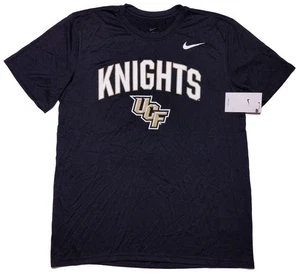 NIKE UCF Knights Short Sleeve Performance Shirt Black Large L (runs small) ~ New - Picture 1 of 8
