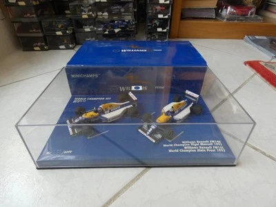 Set Williams FW14B FW15C Mansell Prost 1993 1992 World Champion MINICHAMPS 1/43 - Immagine 1 di 4