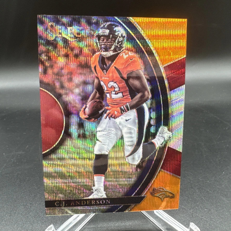 2017 Select CJ Anderson Tri Color Wave /199 - Image 1 of 4