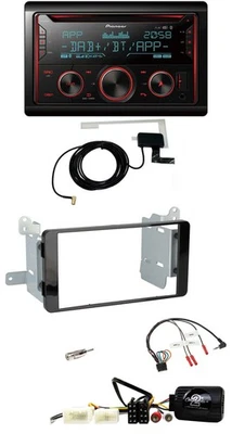 Pioneer 2DIN Lenkrad DAB USB CD Bluetooth Autoradio für Mitsubishi L200 ab 10/20 - Bild 1 von 4