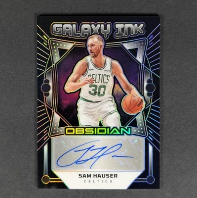 Sam Hauser 2024-25 Obsidian Auto /149 Galaxy Ink Electric Etch - Image 1 of 2