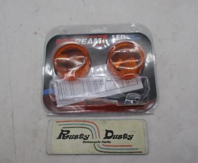 Lentes con bombillas Harley Davidson Stock despegue bala ámbar señal de giro Foto 1 de 4