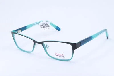 Monturas de anteojos Chelsea Morgan CMM8003 negro-azul recto para niñas borde completo 48-17-130 Foto 1 de 4