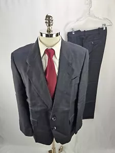 Pierre Balmain Men's Gray Glen Plaid Wool Suit 40S 32 x 28 - Picture 1 of 10