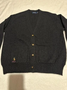 POLO Ralph Lauren Strickjacke Cardigan Anthrazit Grau Size XS - Bild 1 von 10