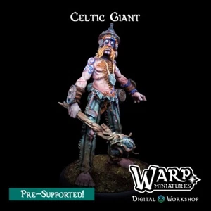 Celtic Giant/ TTRPG/Wargaming/Dungeons and Dragons/Mordheim/ Warp - Picture 1 of 3