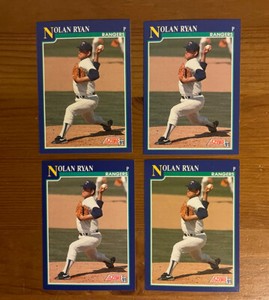 1991 Score #4 Nolan Ryan Texas Rangers HOF