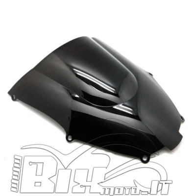 CUPOLINO PLEXIGLASS X KAWASAKI ZX9R 2000 2001 2002 DOPPIA BOLLA SCURO - Immagine 1 di 2
