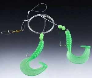 Balzer Edition 71° North Twirly Tail System Fluo Grün - Twister Rig - Bild 1 von 1