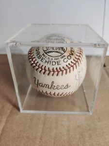 New York Yankees 1957 Team (25) Signed American League Baseball JSA Authentic - Picture 1 of 12