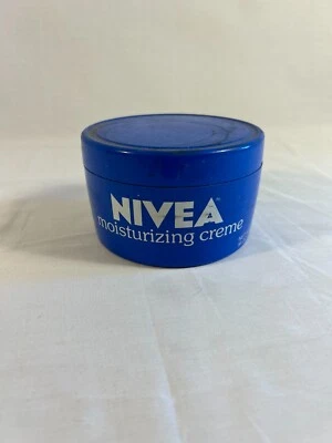 vtg Nivea Empty Container Only Blue Plastic Lid For Nivea Moisturizing Cream - Image 1 of 3
