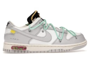 Nike Dunk Low Off-White ""Menge 4 von 50"" weiß grau DM1602-114 Herren Größe 7,5 brandneu in Verpackung* - Bild 1 von 3