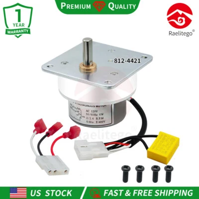 812-4421 Pellet Stove Auger Feed Motor 2.4RPM Replacement Quadra-Fire Heatilator - Image 1 of 4
