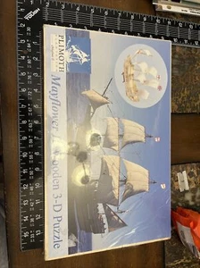 Plimoth Plantation Mayflower 2 3-D Wooden Puzzle - Picture 1 of 5