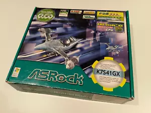 ASRock K7S41GX Rev 1.04 mATX Motherboard - Socket 462 2x DDR PCI - IN BOX - Picture 1 of 9