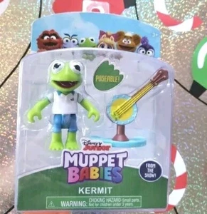 New Muppet Babies Kermit Banjo  Poseable Figure Disney Jr. - Bild 1 von 5