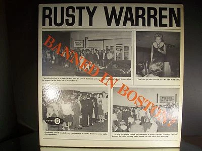 Original Rusty Warren Banned In Boston? 1963 Vinyl Record Album Jubilee JGM 2049 Foto 1 de 4