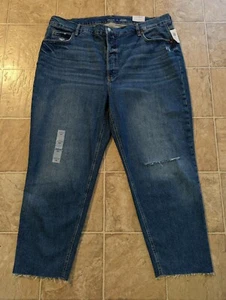 New Old Navy Gr. 24 Extra High Rise Straight Denim Jeans Button Fly 2411 - Bild 1 von 6