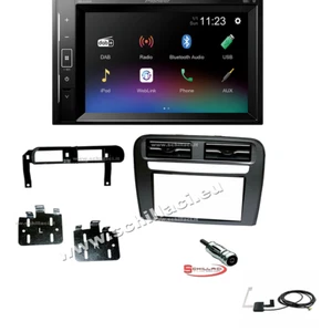 Autoradio Pioneer 2DIN DMH-A240DAB + mascherina Grande punto 2 din nero - Foto 1 di 1