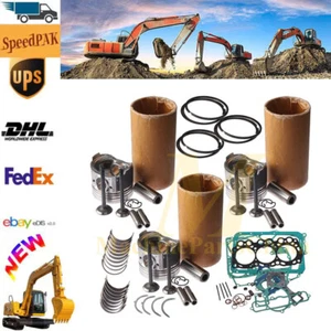 Rebuild Kit For Mitsubishi L3E Engine MM20CR MM20SR MM20 MM20T MX15 GF130PYS1W - Picture 1 of 2