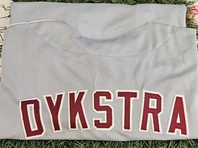 Camiseta de béisbol autografiada personalizada por Lenny Dykstra firmada por Filadelfia (JSA) Foto 1 de 2