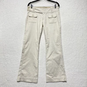 VTG Y2K Abercrombie & Fitch East Coast Vintage Women’s Jeans Khaki Sz 6 - Picture 1 of 8
