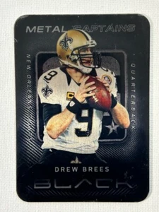 2013 Panini Black Metal Captains #17 Drew Brees New Orleans Saints - Picture 1 of 2