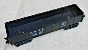 Gondola Marx 51170 Erie Black Drop End lettere bianche 8 ruote F camion calibro O - Foto 1 di 7