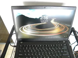 Lenovo Thinkpad T490 i7-8565u 1.8GHz 256 SSD 8GB 14" FHD HDMI Win 11P- worn keys - Picture 1 of 7