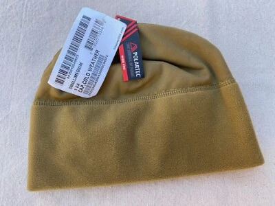 Polartec Hardface Wind Pro Fleece Cap Hat Beanie Small Medium Coyote Brown USMC