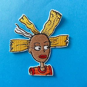 RETRO RUGRATS CYNTHIA ANGELICA DOL NIÑOS PERSONAJE PARCHE BORDADO COSER HIERRO - Imagen 1 de 1