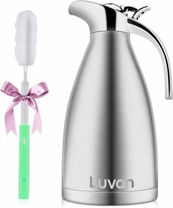 2L 68Oz Stainless Steel Thermal Carafe/Double Walled Vacuum Insulated Coffee Pot - Picture 1 of 11