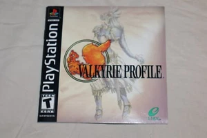 OEM Sony Playstation 1 PS1 Valkyrie Profile Manual ONLY BLACK LABEL - Picture 1 of 2