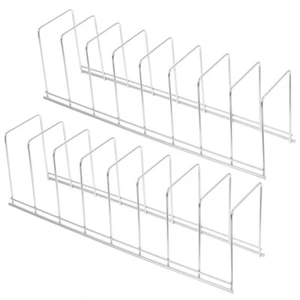 2 Pcs Bowl Rack Disc Containers for Dishes Pots and Pans Organiser - Picture 1 of 12