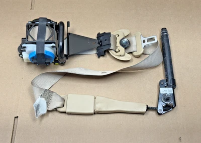 Cinturón de seguridad delantero derecho 15-16 Hyundai Genesis G80 retractor beige PO40 OEM Foto 1 de 4