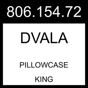 IKEA DVALA Kissenbezug blau 2 Stück King 806.154.72 - Bild 1 von 1