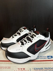 Nike Air Monarch IV 4E Wide ‘White Black Varsity Red’ 416355 101 Size 12 - Picture 1 of 8