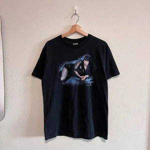 Vintage Betty Page Y2K Vulgar Black Short Sleeve T Shirt Size Medium Model - Picture 1 of 4