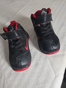 Nike Lebron ‘Black White Red’ Shoes Toddler Size 5C - Picture 1 of 7